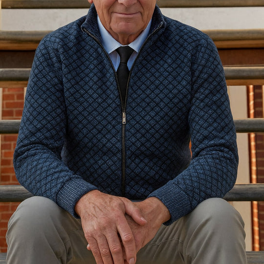 TOMMY | PREMIUM HERENGILET MET STIJLVOL PATROON