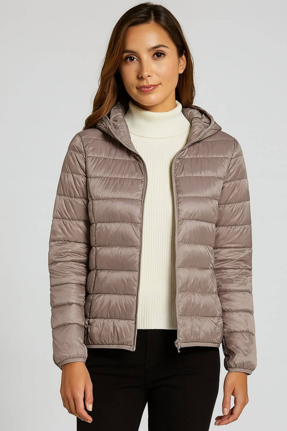 EVA | GEWATTEERDE JAS MET CAPUCHON