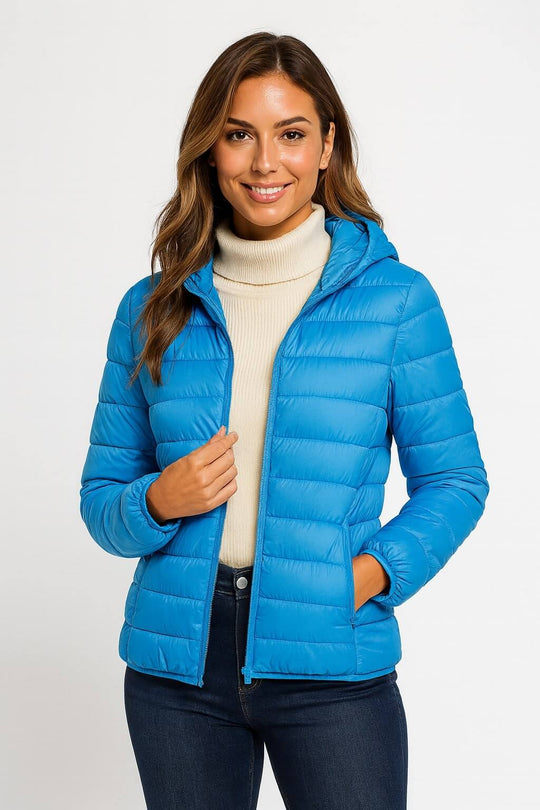 EVA | GEWATTEERDE JAS MET CAPUCHON