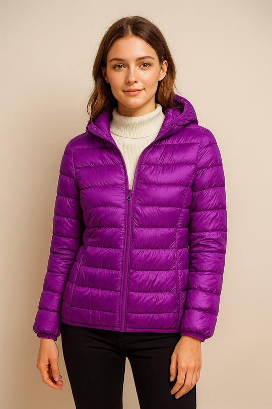 EVA | GEWATTEERDE JAS MET CAPUCHON