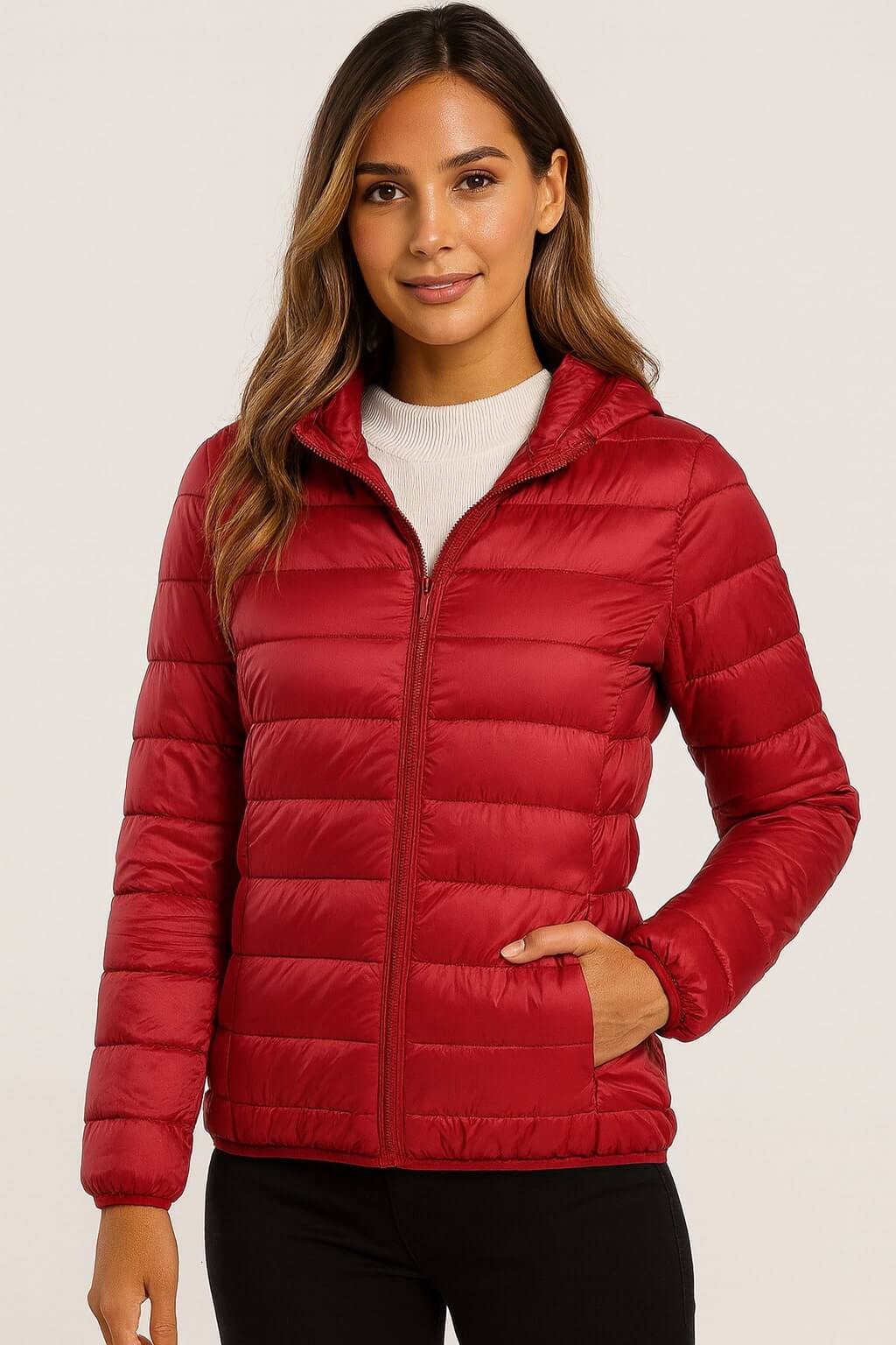 EVA | GEWATTEERDE JAS MET CAPUCHON