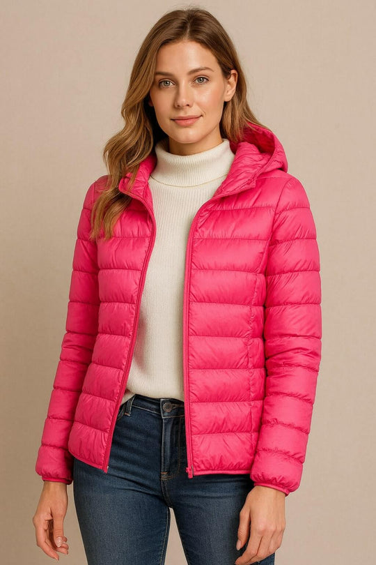 EVA | GEWATTEERDE JAS MET CAPUCHON