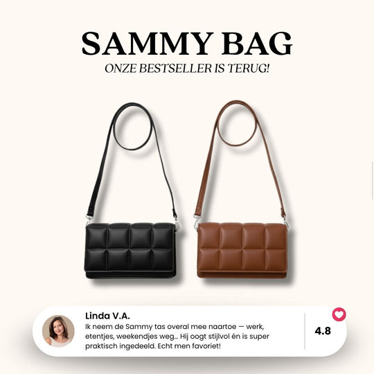 SAMMY | SCHOUDERTAS MET ELEGANT DESIGN IN LEDER